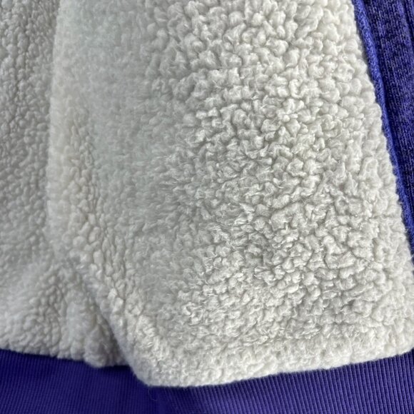 IDEOLOGY Jacket Womens Small Sherpa Lined Zip Up Hoodie in Purple - Picture 4 of 11